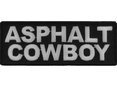 Asphalt Cowboy Biker Patch