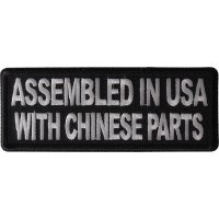 Assembled in USA with Chinese Parts Patch