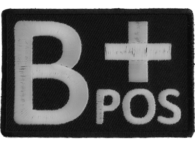 B POSITIVE Blood ID Patch