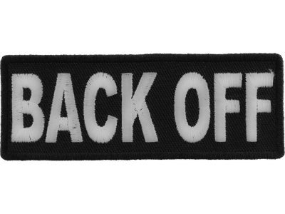 Back Off Patch