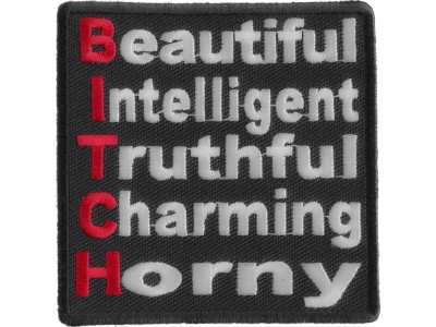 Beautiful Intelligent Bitch Patch | Embroidered Patches