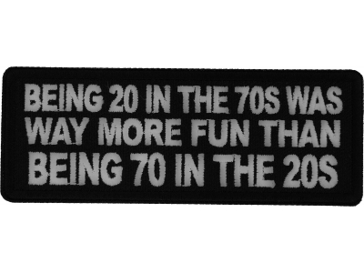 Being 20 in the 70s was way more fun that being 70 in the 20s Patch