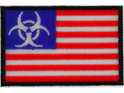 Biohazard US Flag Patch