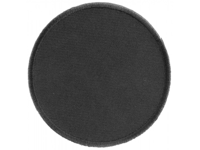 Black 3 Inch Round Blank Patch | Embroidered Patches