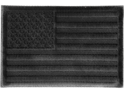 Black American Flag Patch