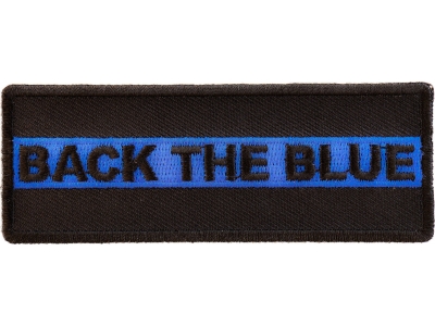 Black The Blue Police Patch