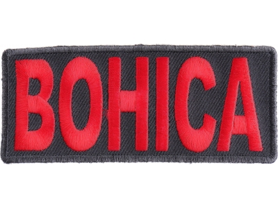 BOHICA Patch - Bend Over Here It Comes Again | US Marine Corps Military Veteran Patches