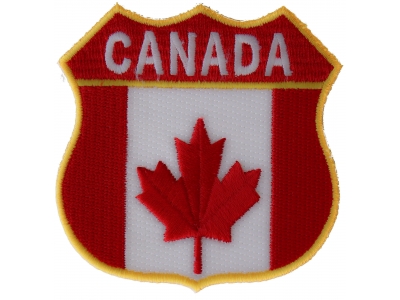 Canadian Shield Patch - Canada Flag | Embroidered Patches