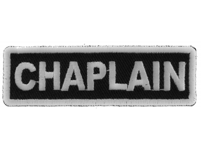 Chaplain Patch | Embroidered Patches