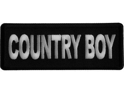 Country Boy Iron on Patch