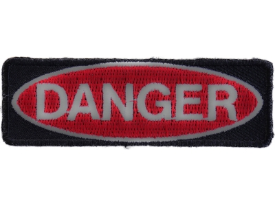 Danger Patch | Embroidered Patches