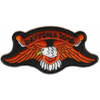 Daytona 2016 Orange Eagle Patch For Daytona Bike Week