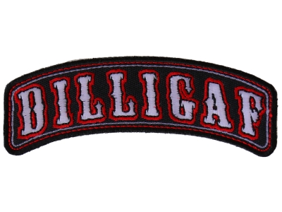 Dilligaf Rocker Small Patch | Embroidered Patches