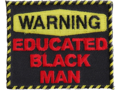 Educated Black Man Patch | Embroidered Patches