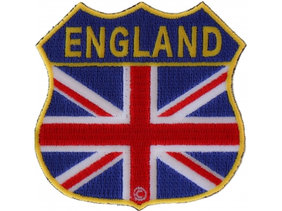 England Shield Flag Patch | Embroidered Patches