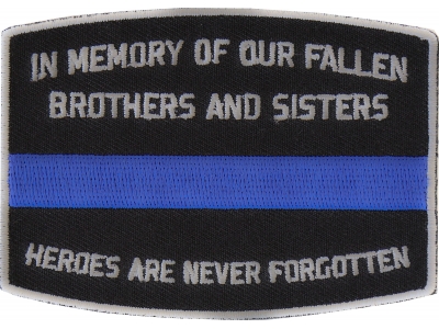 Fallen Officer Memorial Patch | Embroidered Patches