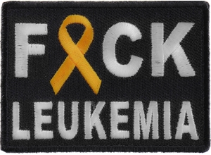 FCK Leukemia Orange Ribbon Patch | Embroidered Patches