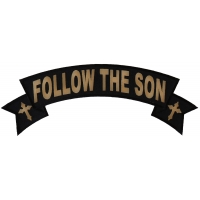 Follow The Son Large Rocker Patch | Embroidered Patches