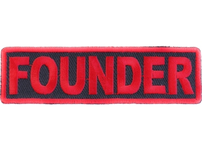 Founder Patch Red