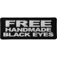 Free Handmade Black Eyes Patch