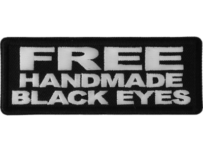 Free Handmade Black Eyes Patch