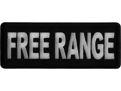 Free Range Iron on Patch