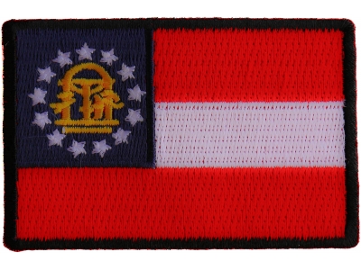 Georgia State Flag Patch