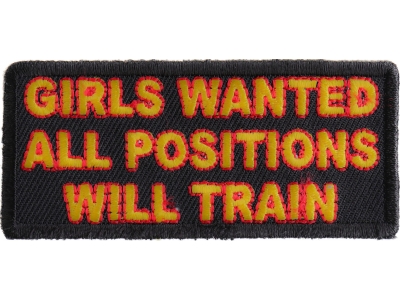 Girls Wanted Patch | Embroidered Patches