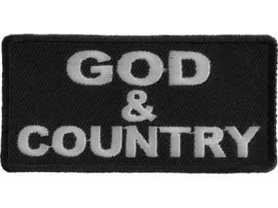 God And Country Patch | US Military Veteran Patches