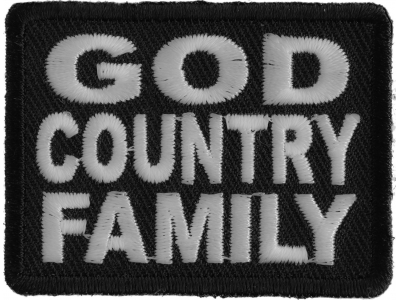 God Country Family Small Patch | Embroidered Patches