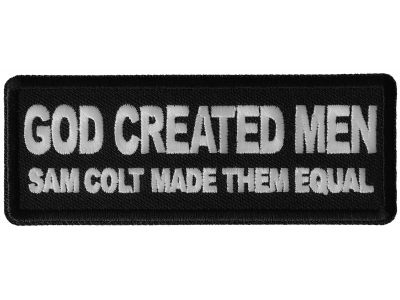 God Created Men, Sam Colt Made them Equal Patch