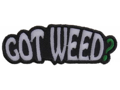 Got Weed Patch | Embroidered Pot Patches