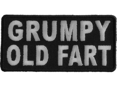 Grumpy Old Fart Patch | Embroidered Patches