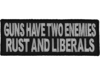 Guns Have Two Enemies Patch | Embroidered Patches