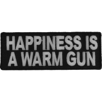 Happiness Is A Warm Gun Patch | Embroidered Patches