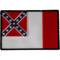 Historical Blood Stained Banner Flag Iron on Patch