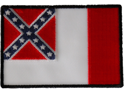 Historical Blood Stained Banner Flag Iron on Patch