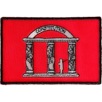 Historical Georgia Flag Iron on Patch