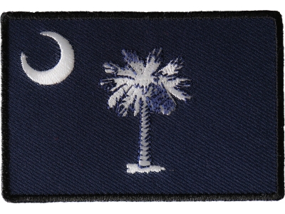 Historical South Carolina Flag Iron on Patch