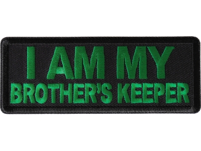 I am My Brother's Keep Patch green