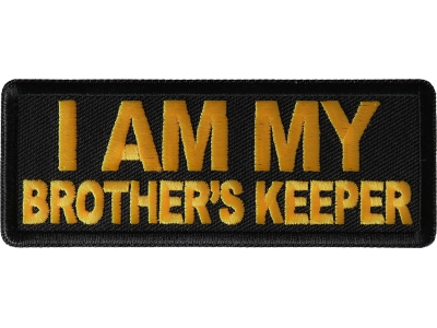 I am My Brother's Keep Patch Yellow