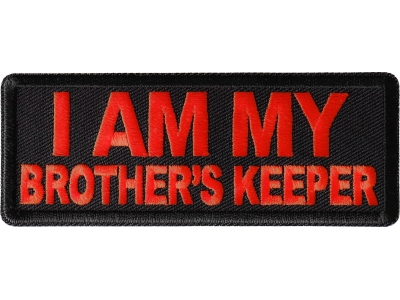 I am My Brother's Keeper Orange Patch