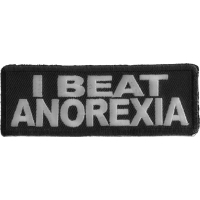 I Beat Anorexia Patch | Embroidered Patches