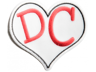 I Love DC Heart Patch | Embroidered Patches