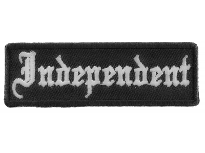 Independent Patch | Embroidered Patches