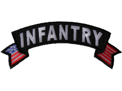 Infantry Small Flag Rocker Patch