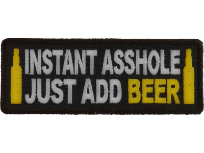 Instant Asshole Add Beer Patch