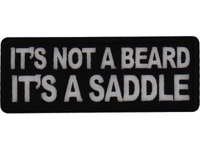 It's a Beard it's a Saddle Patch