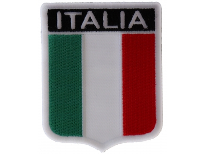 Italia Shield Patch | Embroidered Patches