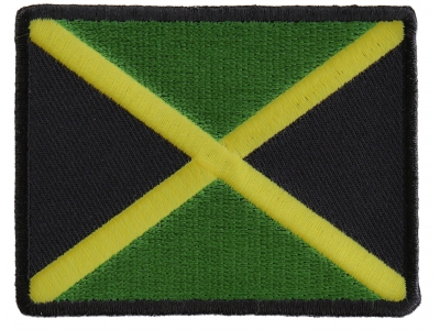 Jamaican Flag Small Patch | Embroidered Patches